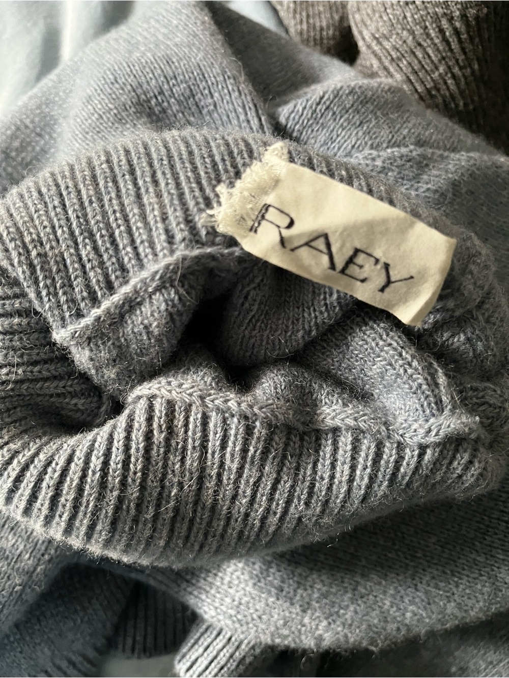 RAEY Ribbed Roll Neck - Picture 2 of 2